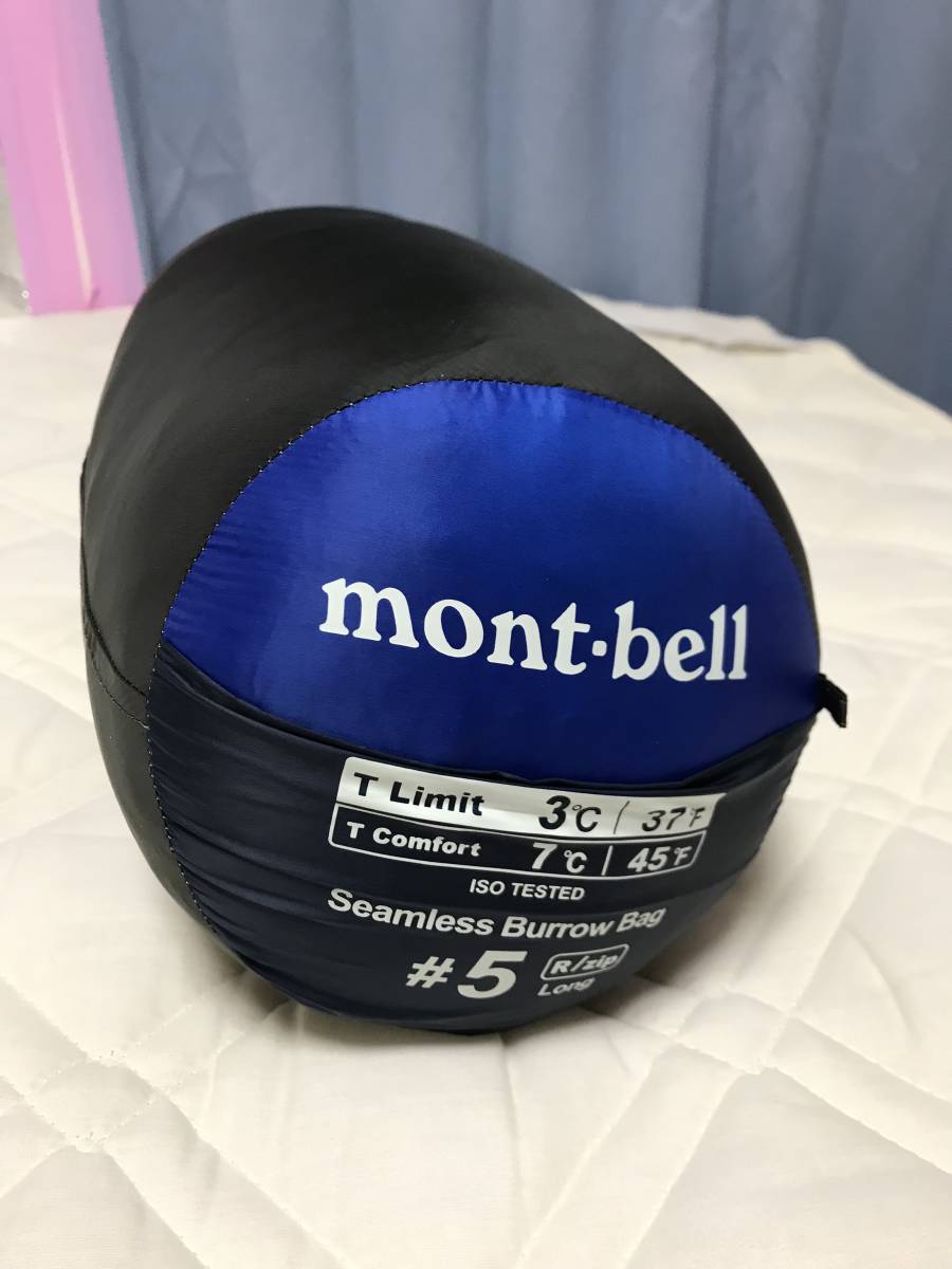 アウトドア寝具 mont-bell Burrow Bag #3 L/zip シームレス