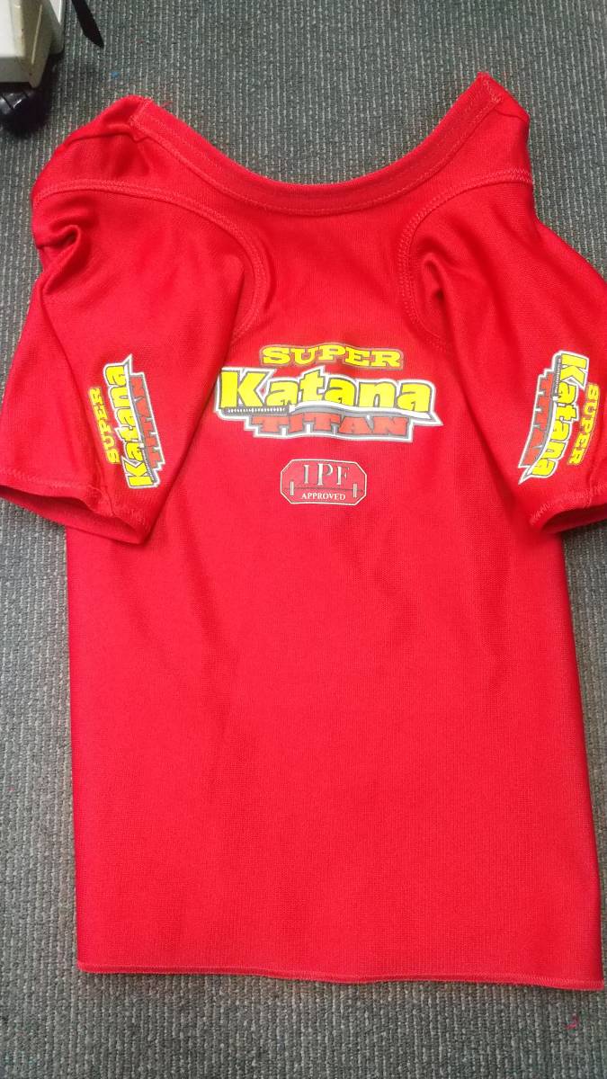 TITAN Katana ベンチシャツ サイズ32 （赤6） TITAN Katana ベンチ