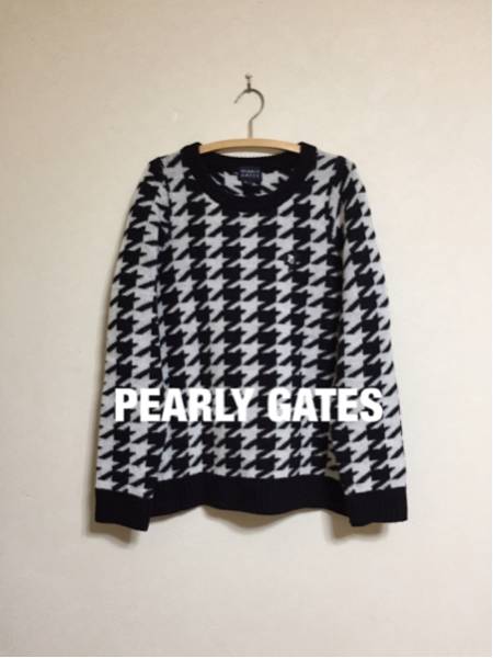 良品】【美品】 PEARLY GATES GOLF パーリーゲイツ ゴルフ ニット