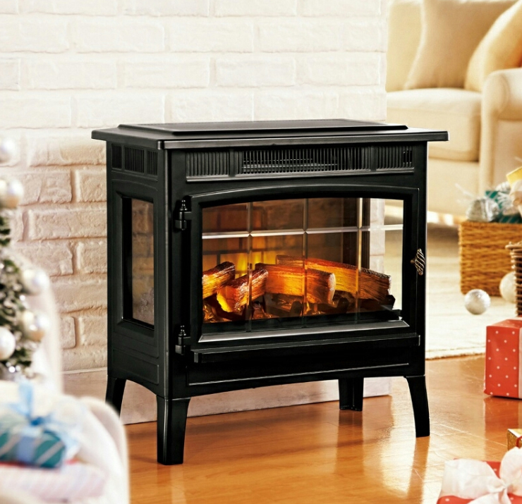 QVC 暖炉型ファンヒーター DFI-5010 POWER HEAT 電気温風機 QVC