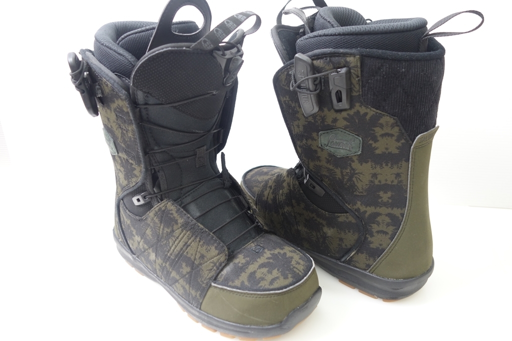 美品 サロモン LAUNCH PRINT 27cm クイックレース SALOMON QUICK LACE