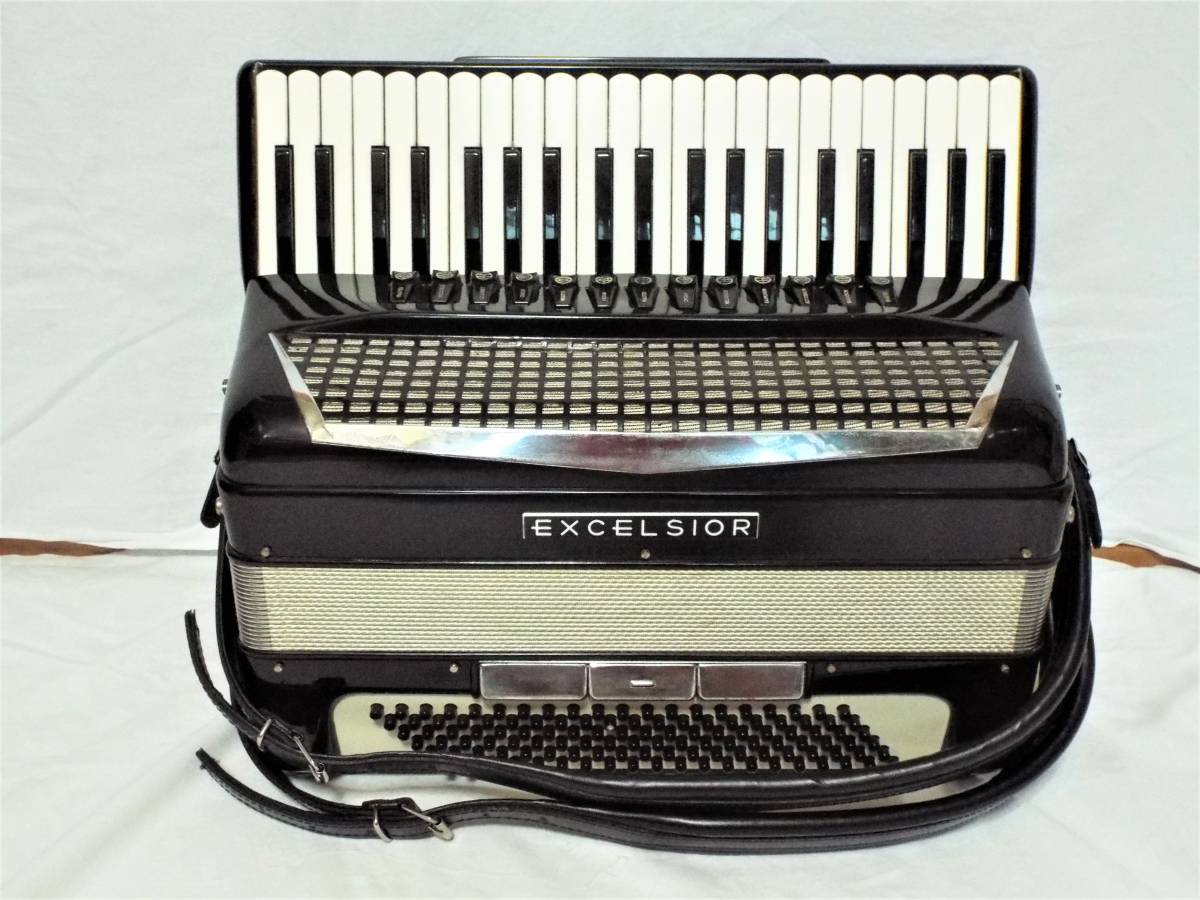 レトロ アコーディオン made in ITALY EXCELSIOR BUILT 580 難あり