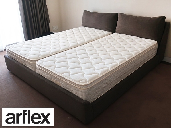 アルフレックス アマランダ クイーンサイズベッド マットレス付き