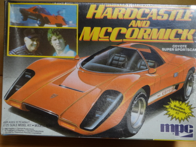 未開封・絶版】MPC 1/25 探偵ハード&マック コヨーテ スーパースポーツ