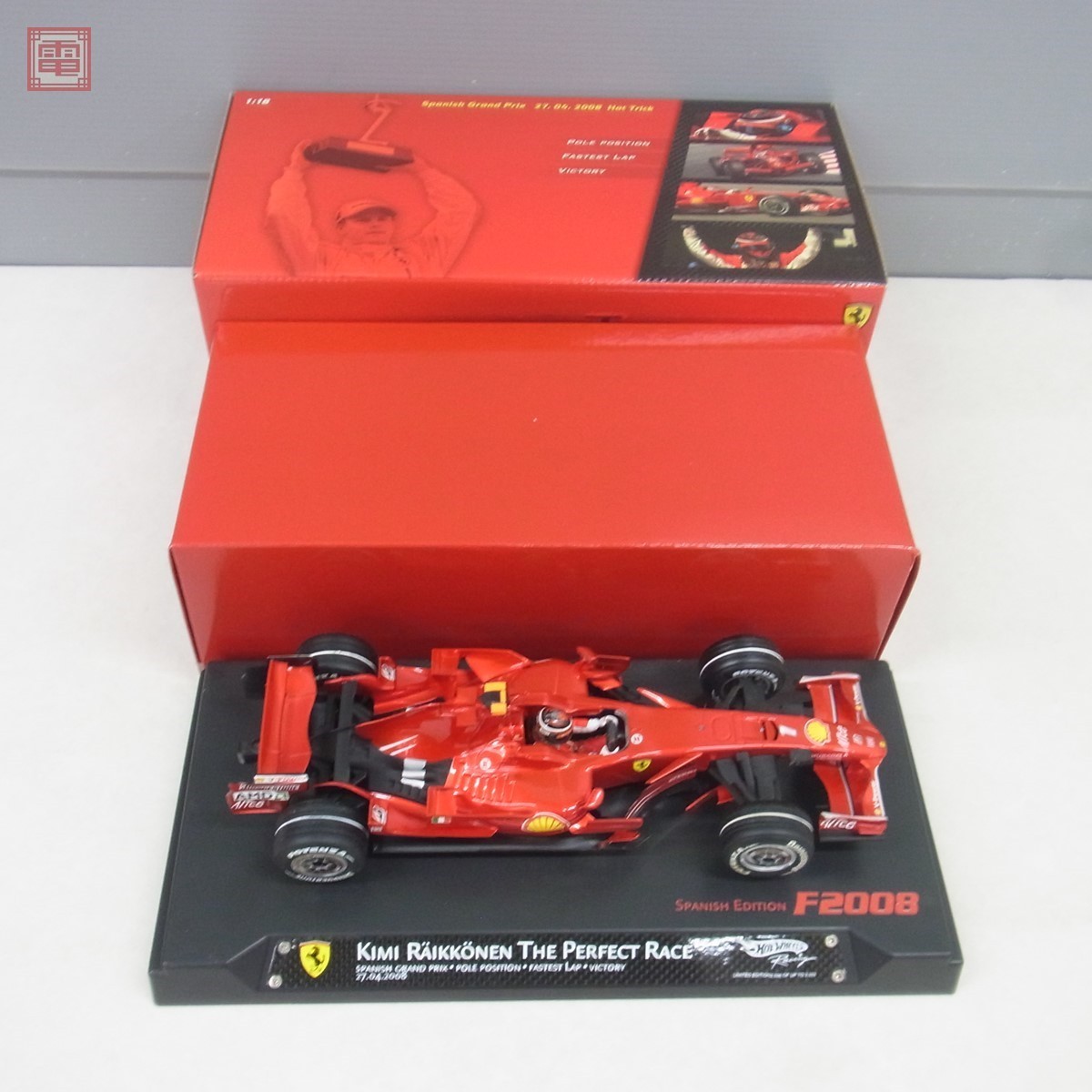 ホットウィール 1/18 フェラーリ F2008 K.ライコネン (S1/18 Kimi