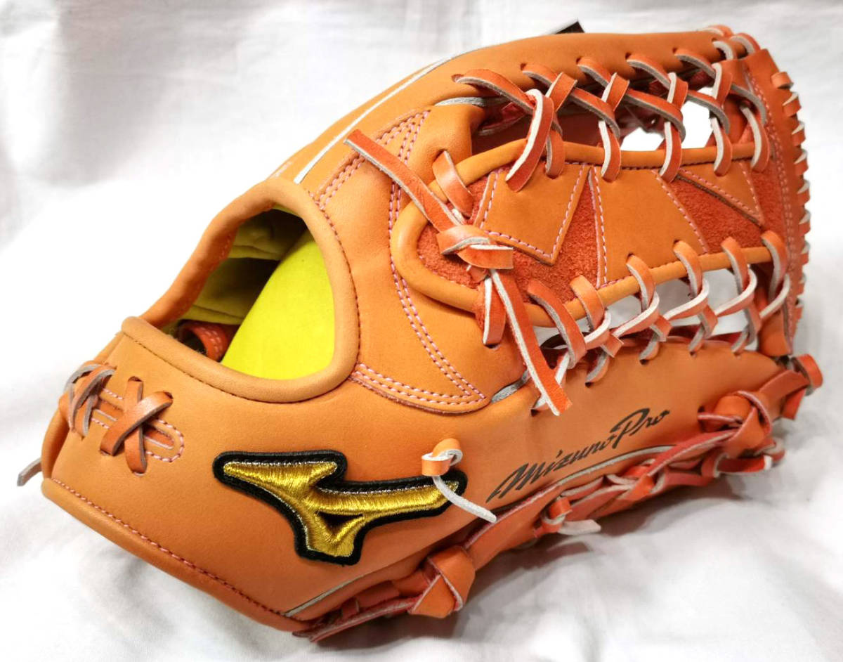 Mizuno Pro オレンジ グローブ Mizuno Pro ミズノプロ 硬式 グローブ