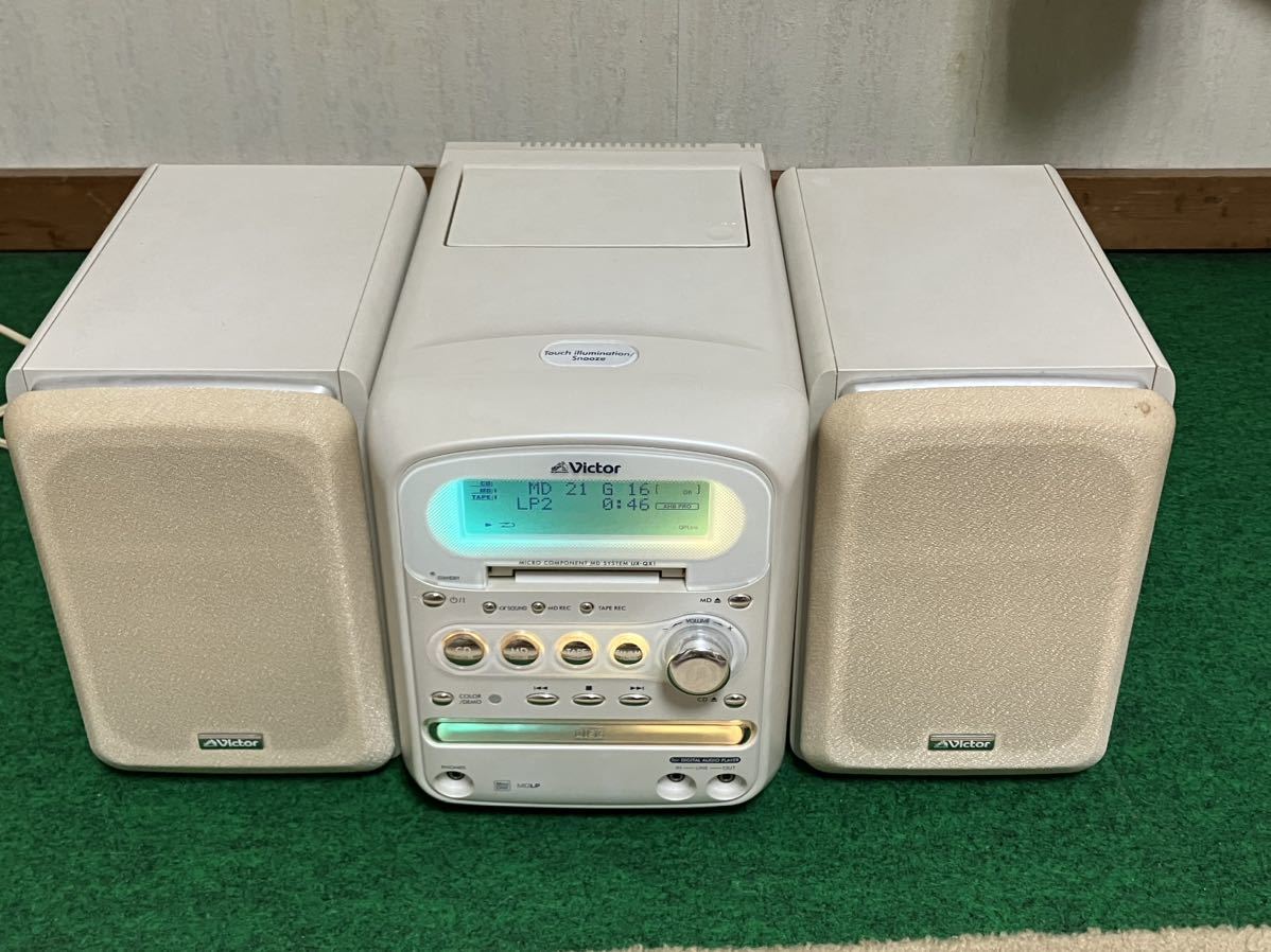 マイクロコンポーネントMDシステムUX-QX1ビクター PG□Victor/UX-QX1