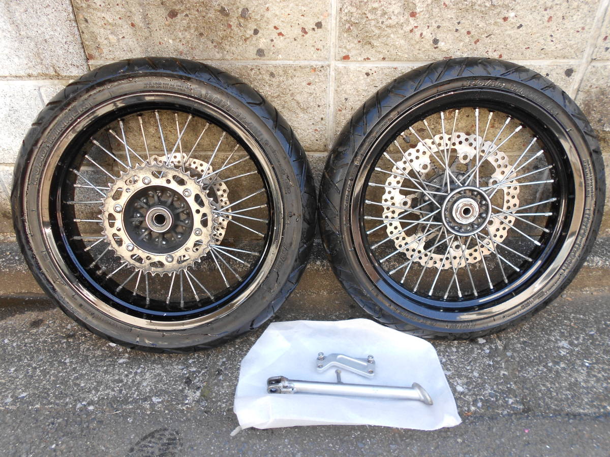 KLX250 前後ホイールセット タイヤ山あり 【公式通販】