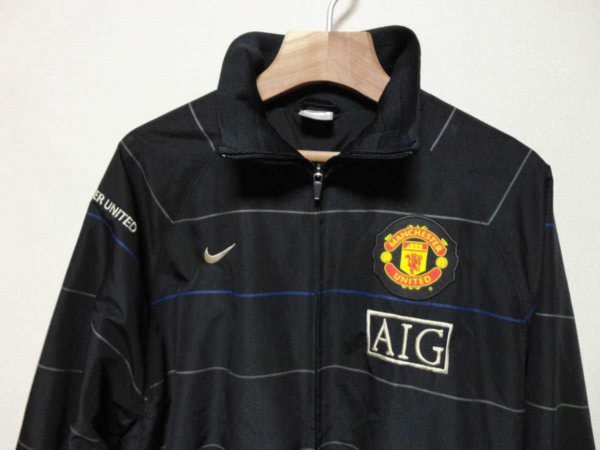 Nikeマンチェスター・ユナイテッド ウィンドブレーカー黒ブラック