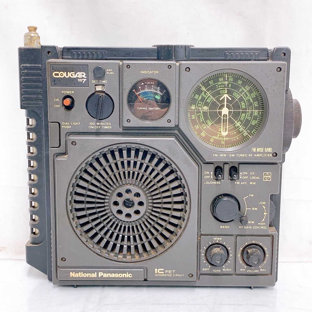 National Panasonic Cougar RF-2200 BCLラジオ ナショナル クーガー
