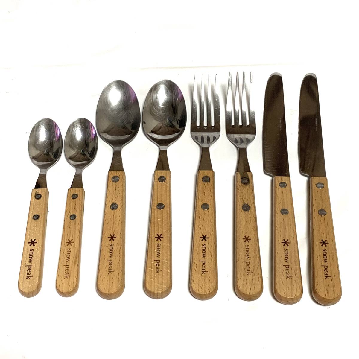 廃盤品】スノーピーク チタン製 ショートスクー 2本セット 廃盤品