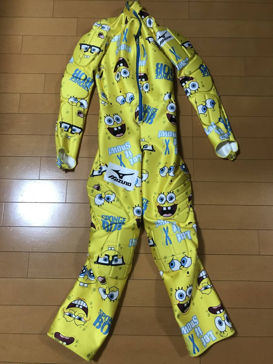 スキー MIZUNOスポンジボブ レーシングスーツ ワンピース150サイズ