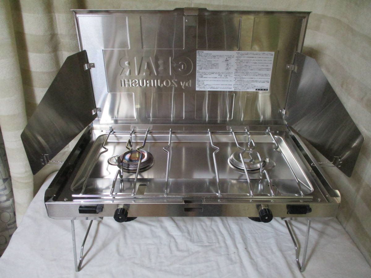 象印 ツーバーナーコンロ GTA-S40-XA フリースタンドセット 象印