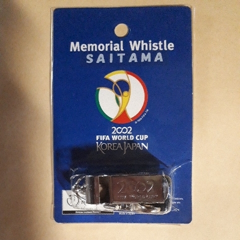 新品】FIFA 野田鶴声社 日韓W杯 メモリアル ホイッスル SAITAMA の刻印