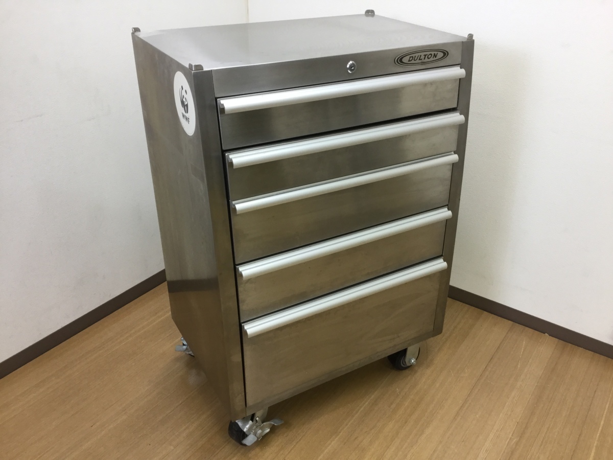DULTON ダルトン ステンレスツールワゴン 5ドロワー キャビネット
