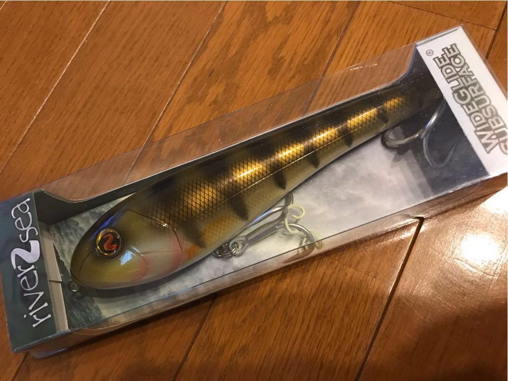 リバー2シー ワイドグライド 200 スローシンキング ビッグベイト 未