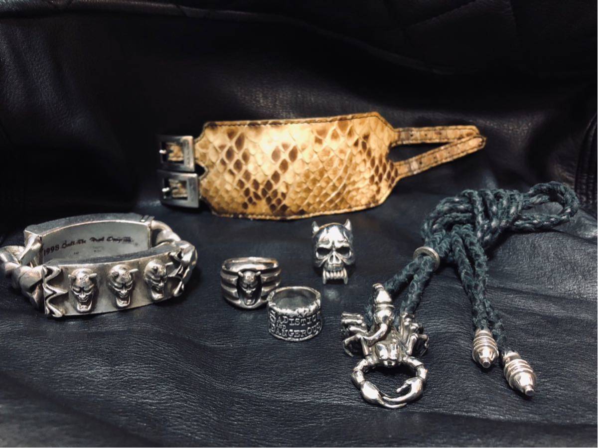 SADISTIC AND DANGEROUS 清春 黒夢 ブレスレット 925銀 sadistic