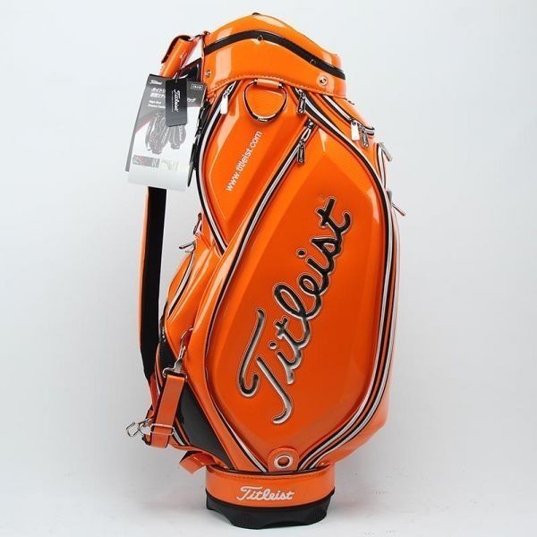 新品】☆タイトリスト TITLEIST☆ 鏡面エナメルキャディバッグ CB410