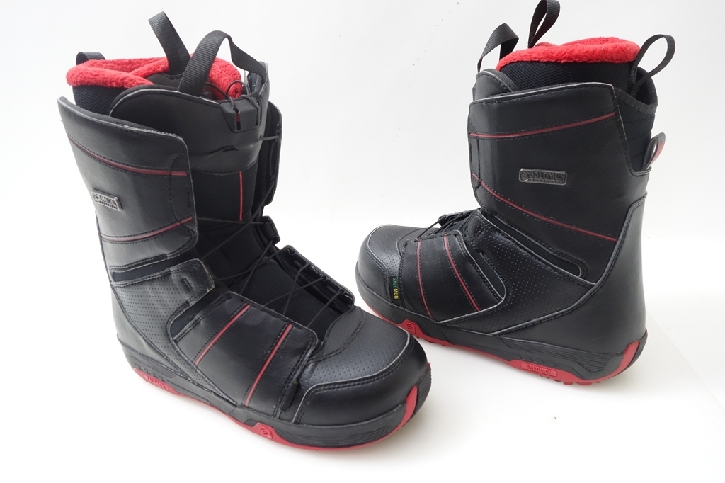 Salomon 男性用スノーボードブーツ 黒/赤 【公式通販】
