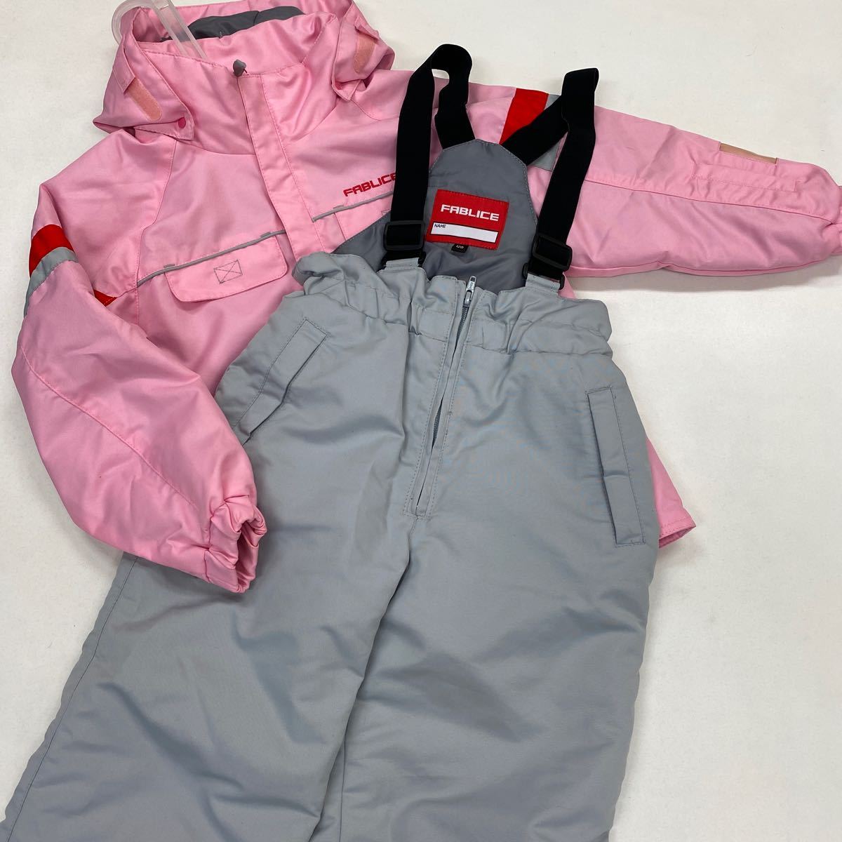 FABLICE ピンク スキーウェア S 激カワ】FABLICE スノボ スキー ウェア