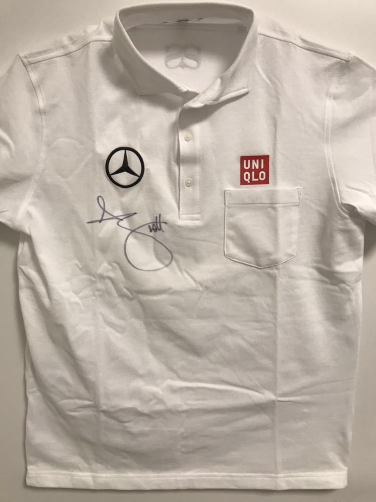 UNIQLO メルセデス・ベンツ ポロシャツ アダムスコット サイン入り