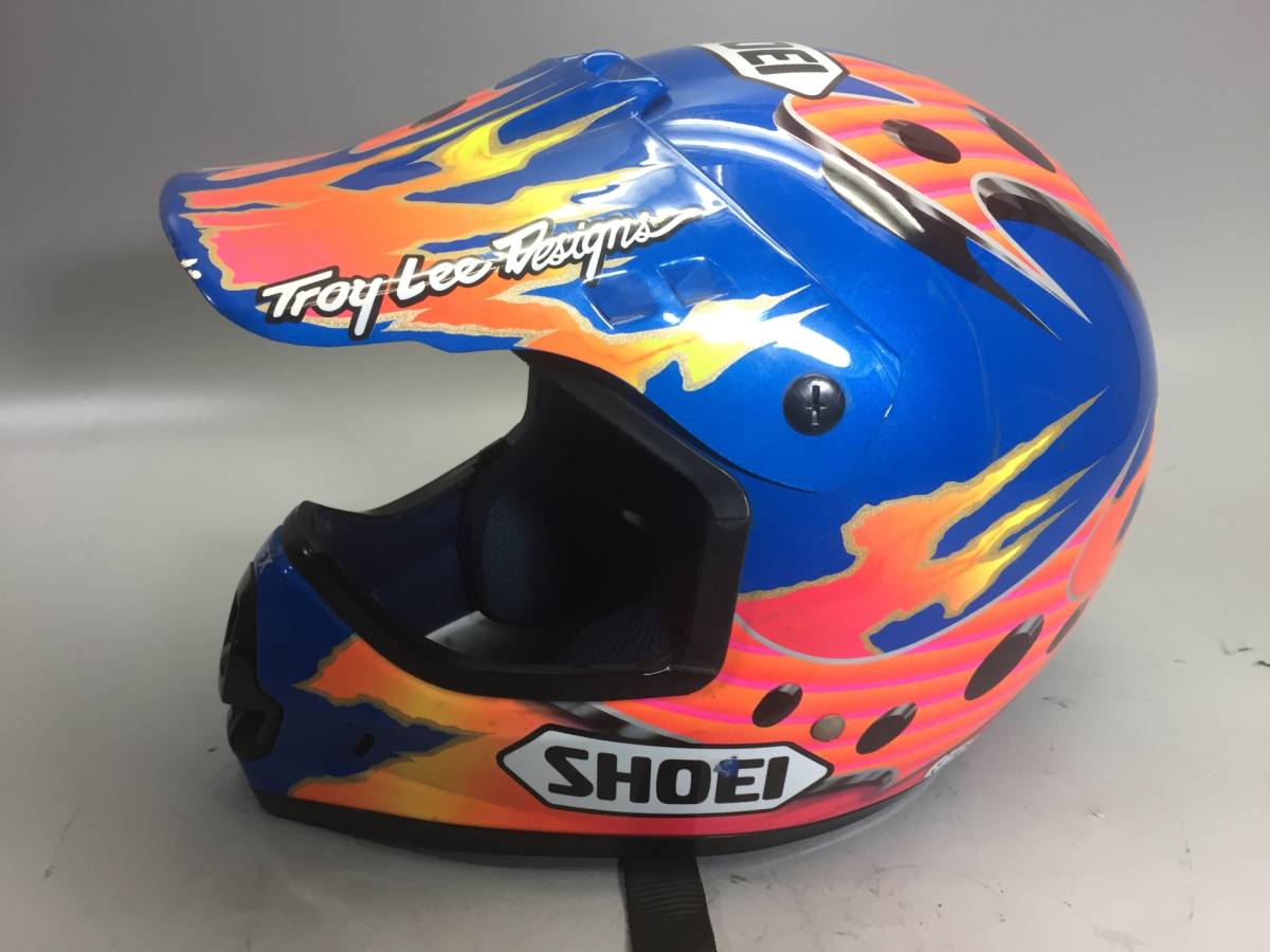 中古】ショウエイ SHOEI モトクロス オフロードヘルメット Sサイズ
