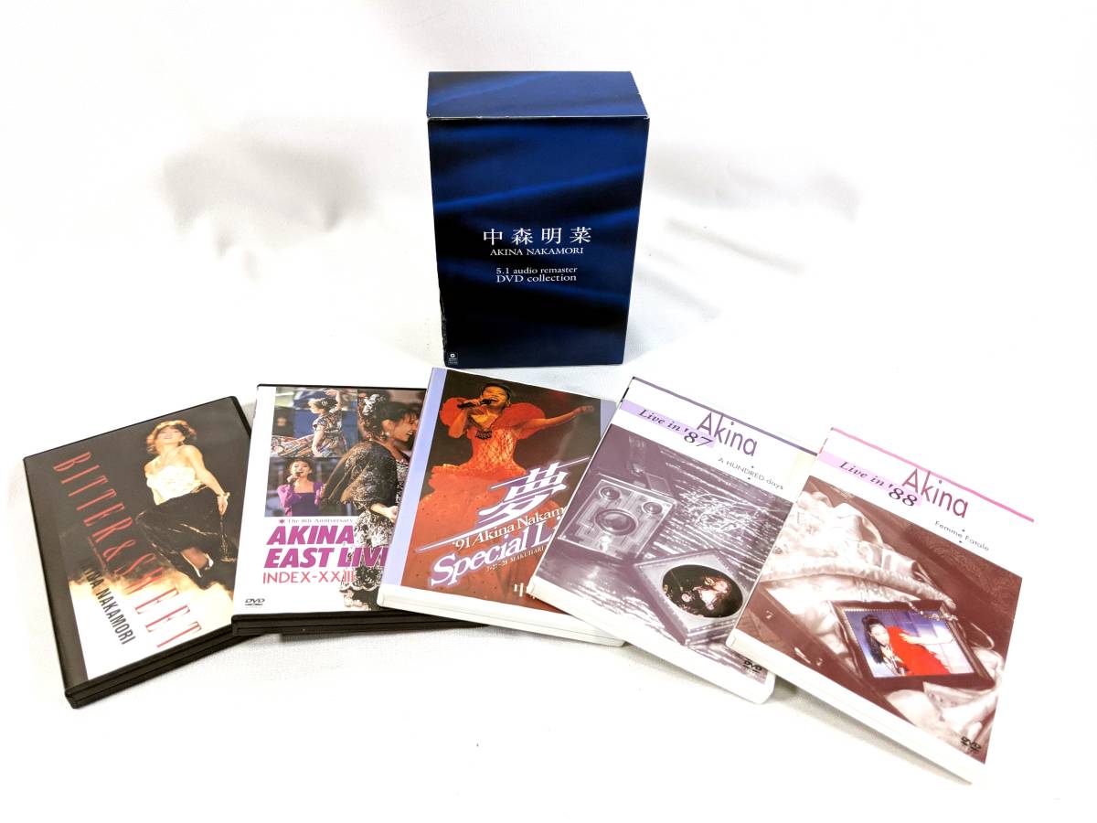 5枚組DVD-BOX○中森明菜 5.1 オーディオ・リマスター DVDコレクション