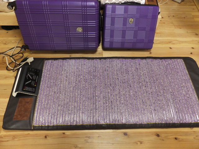 バイオマット宝石温熱 7000mx シングル、ミニマット、枕3点セット