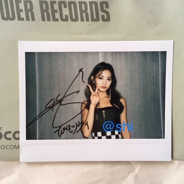 ツウィ チェキ celebrate サイン ポラロイド TWICE twice TWICE 直筆