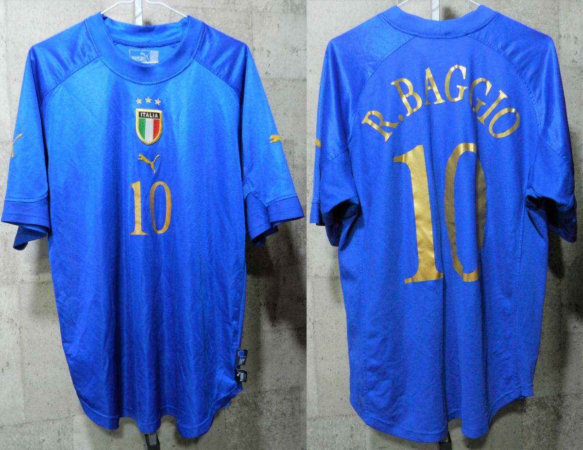 PUMA]イタリア代表04/05 R・バッジョ 1試合限定 代表引退仕様 XL PUMA