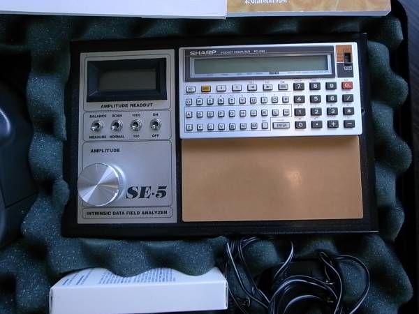 さ*ち様 ラジオニクス波動測定器 SE-5 シャープ ポケコン PC-1262 さ