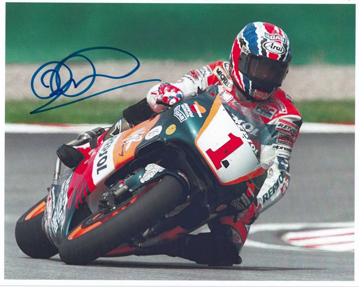 マイケル・ドゥーハン☆直筆サイン入り写真☆オートバイレーサー