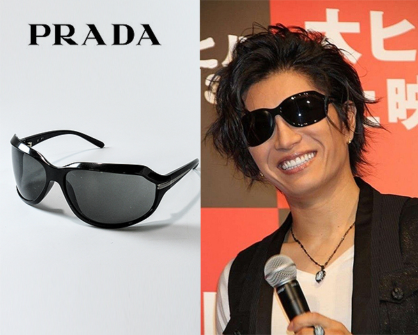 プラダ サングラス prada プラダメガネ べっこう メンズ GACKT 本日