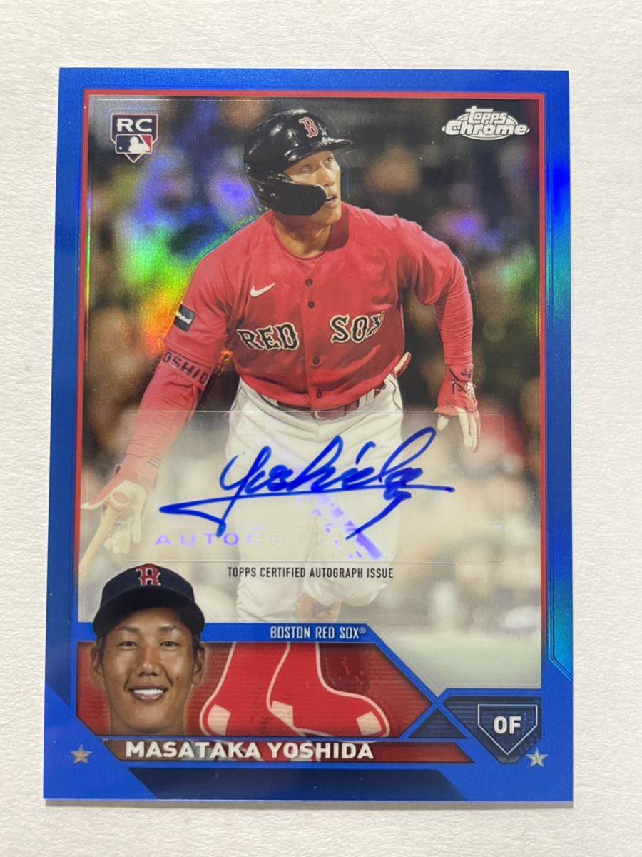 Topps Chrome レッドソックス 吉田正尚 直筆 サイン ルーキーカード