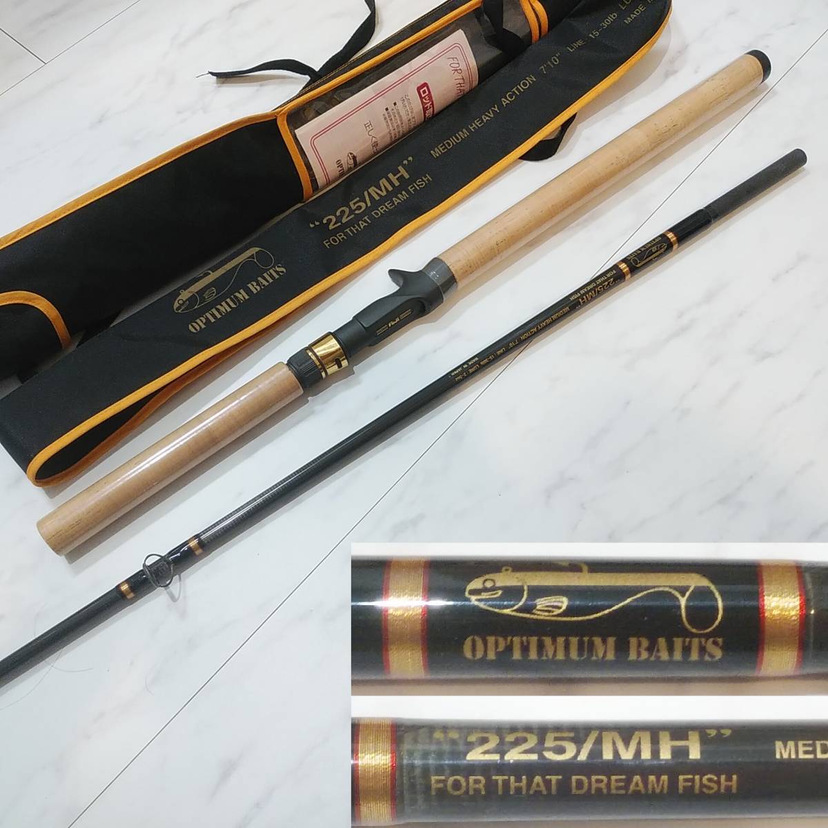 新品】☆レア!!☆未使用☆OPTIMUM BAITS☆オプティマムベイツ☆225/MH