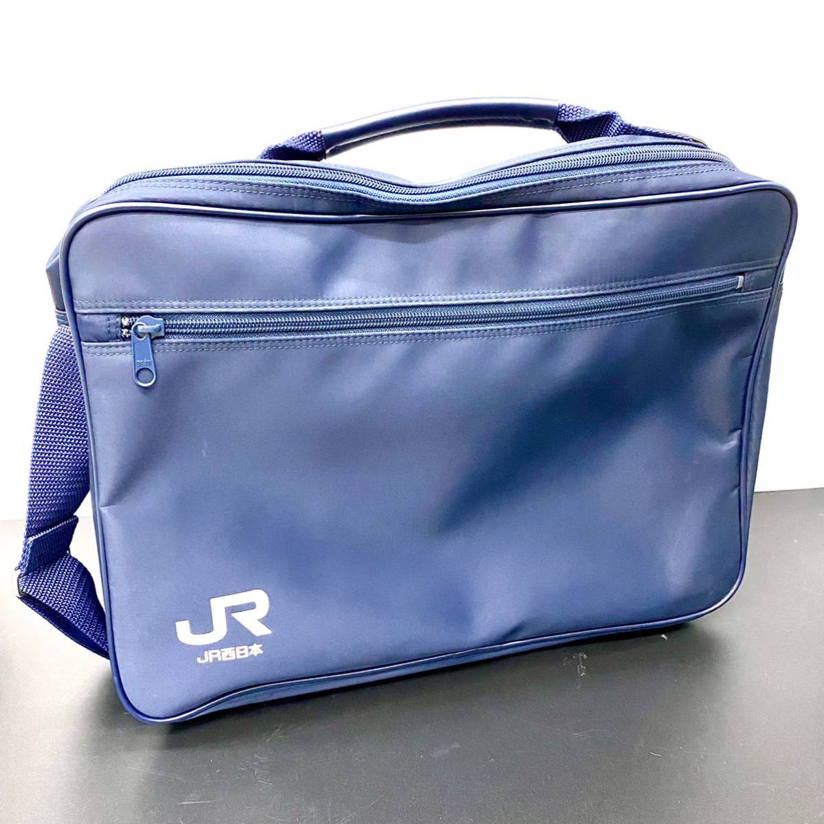 美品】WESTJAPAN 車掌 胴乱 乗務 カバン バッグ 西日本 JR西日本 運転