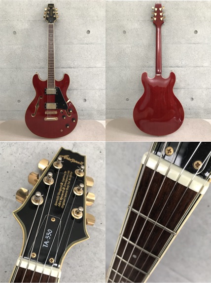 Aria pro ii TA-550 訳あり フルアコ Yahoo!オークション - 極美品 鳴