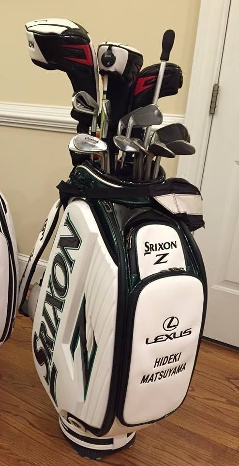 松山英樹 サイン入り優勝記念限定キャディバッグ 松山英樹 サイン入り