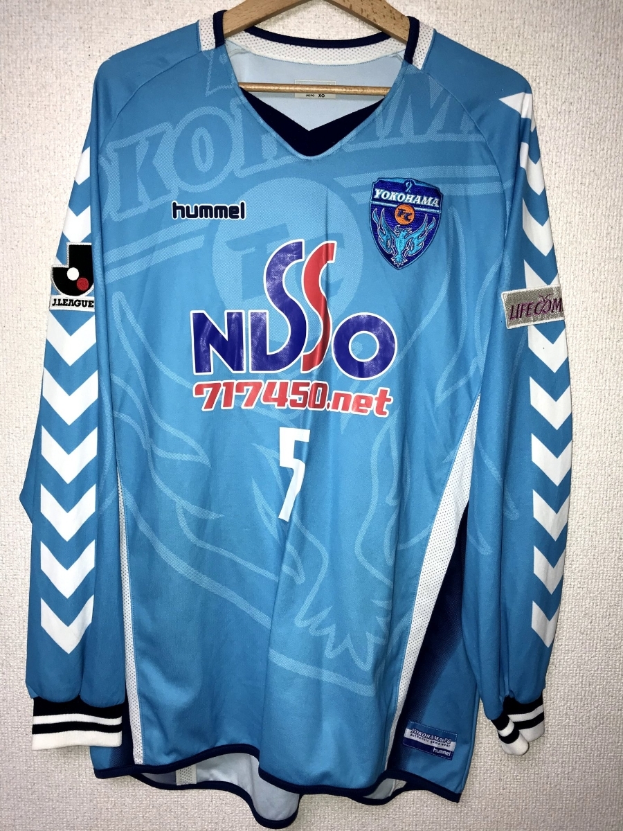 値下げしました】01年 横浜FC 支給用 長袖 ユニフォーム 値下げしま