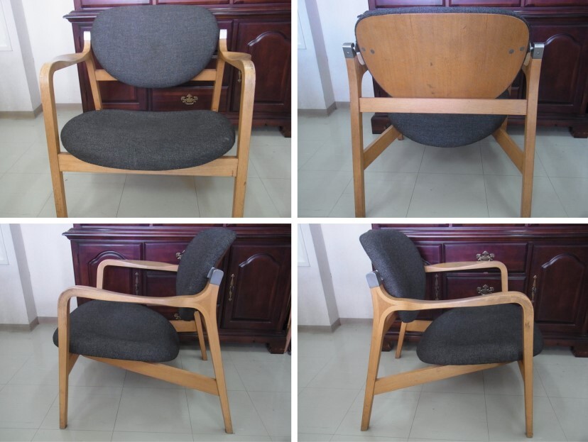 天童木工 ヴィンテージ イージーチェア ② 当時物 ラウンジチェア 坂倉