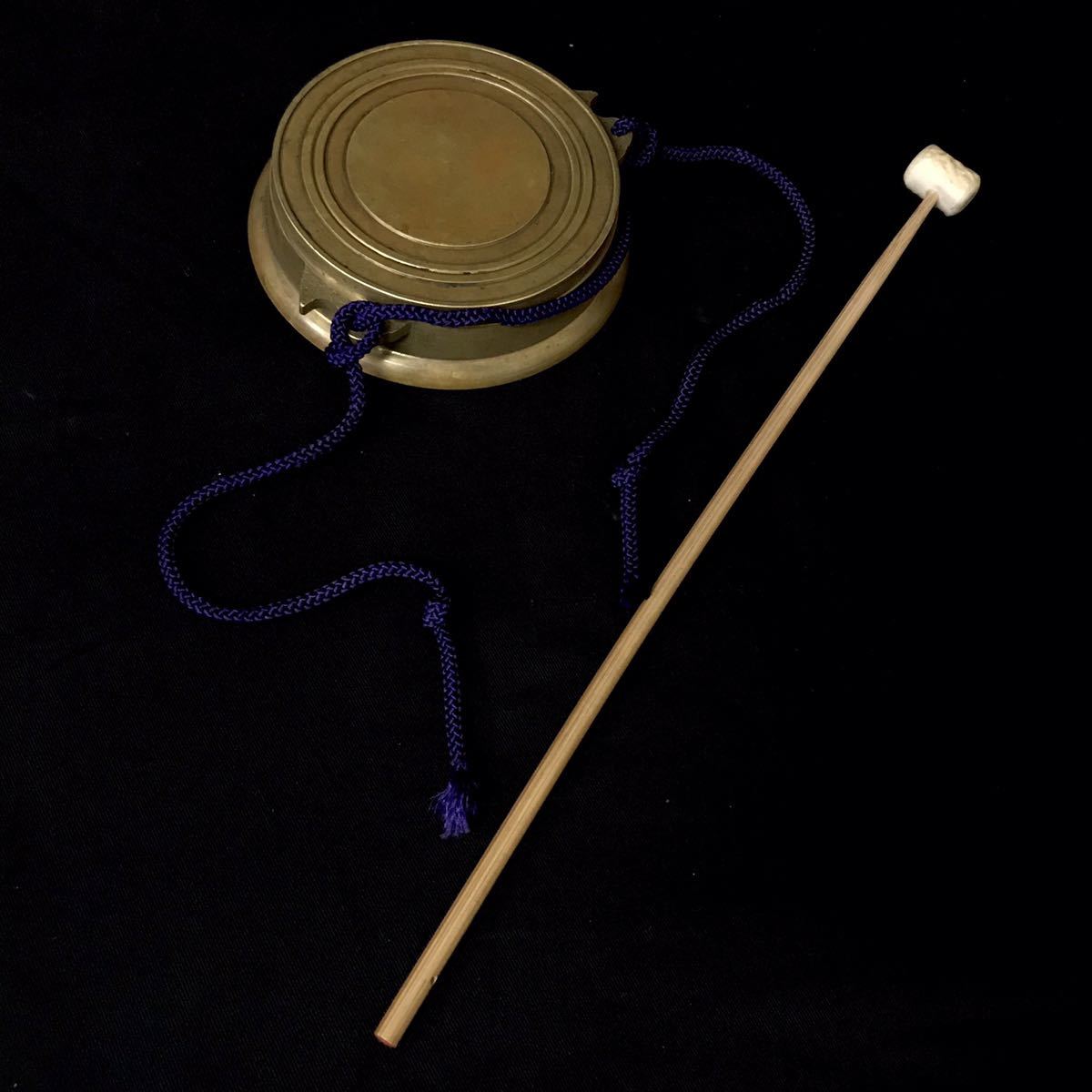 銅製 チャンチキ 鐘 仏具 ちんちん 鉦吾 重約1900克 銅製 チャンチキ