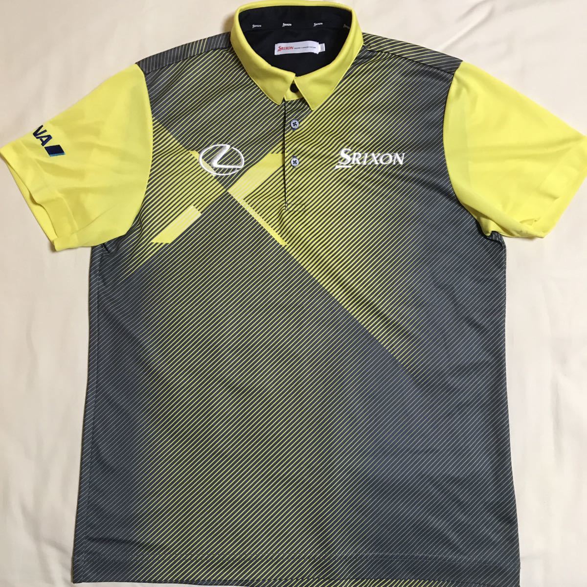 SRIXON LEXUS ANA スリクソン レクサス ポロシャツ イエロー
