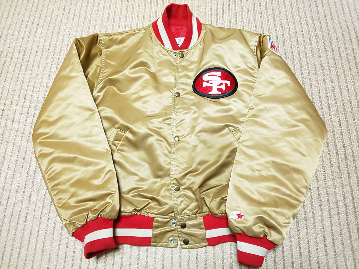 激レア】スターター スタジャン NFL 49ERS 長瀬智也着用 L USA製Chalk