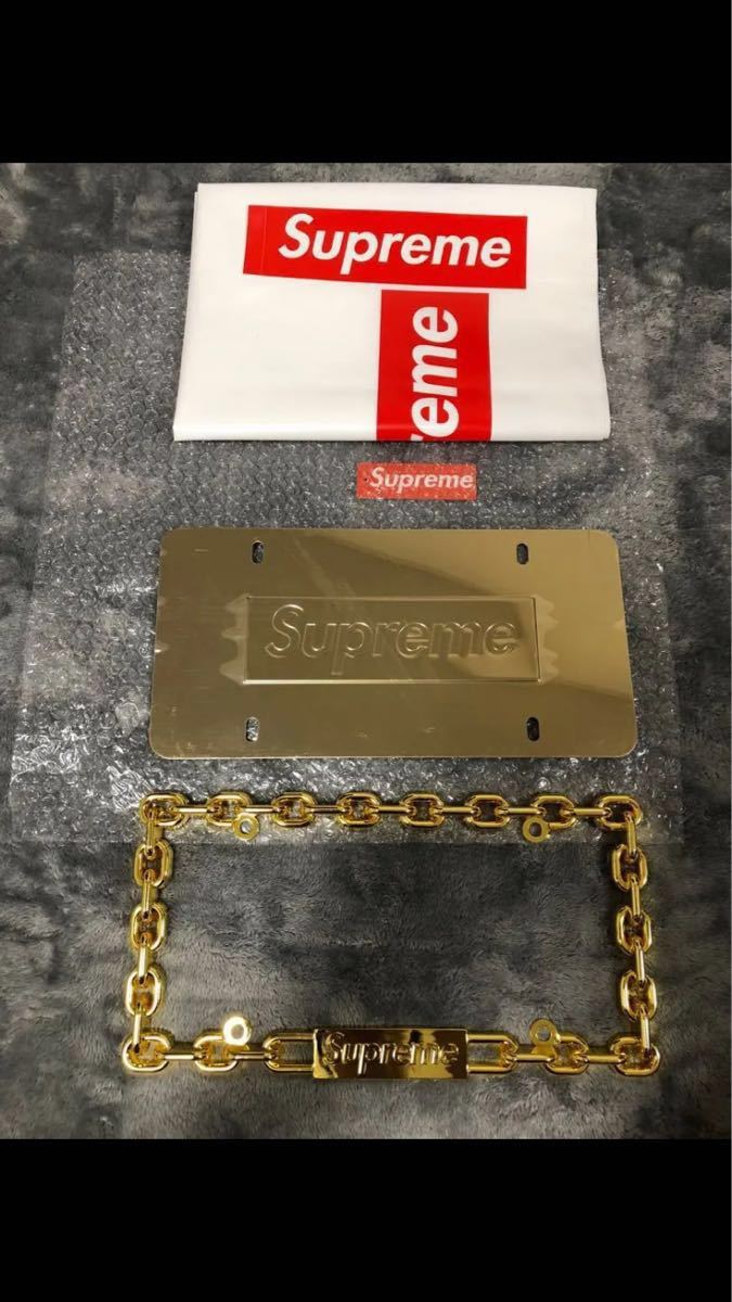 Supreme Supreme ライセンスプレート 未開封 ライセンスプレート 未開封