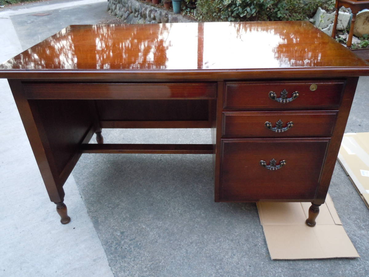 カリモク Karimoku 両袖机 エグゼクティブデスク 書斎机 ワークデスク