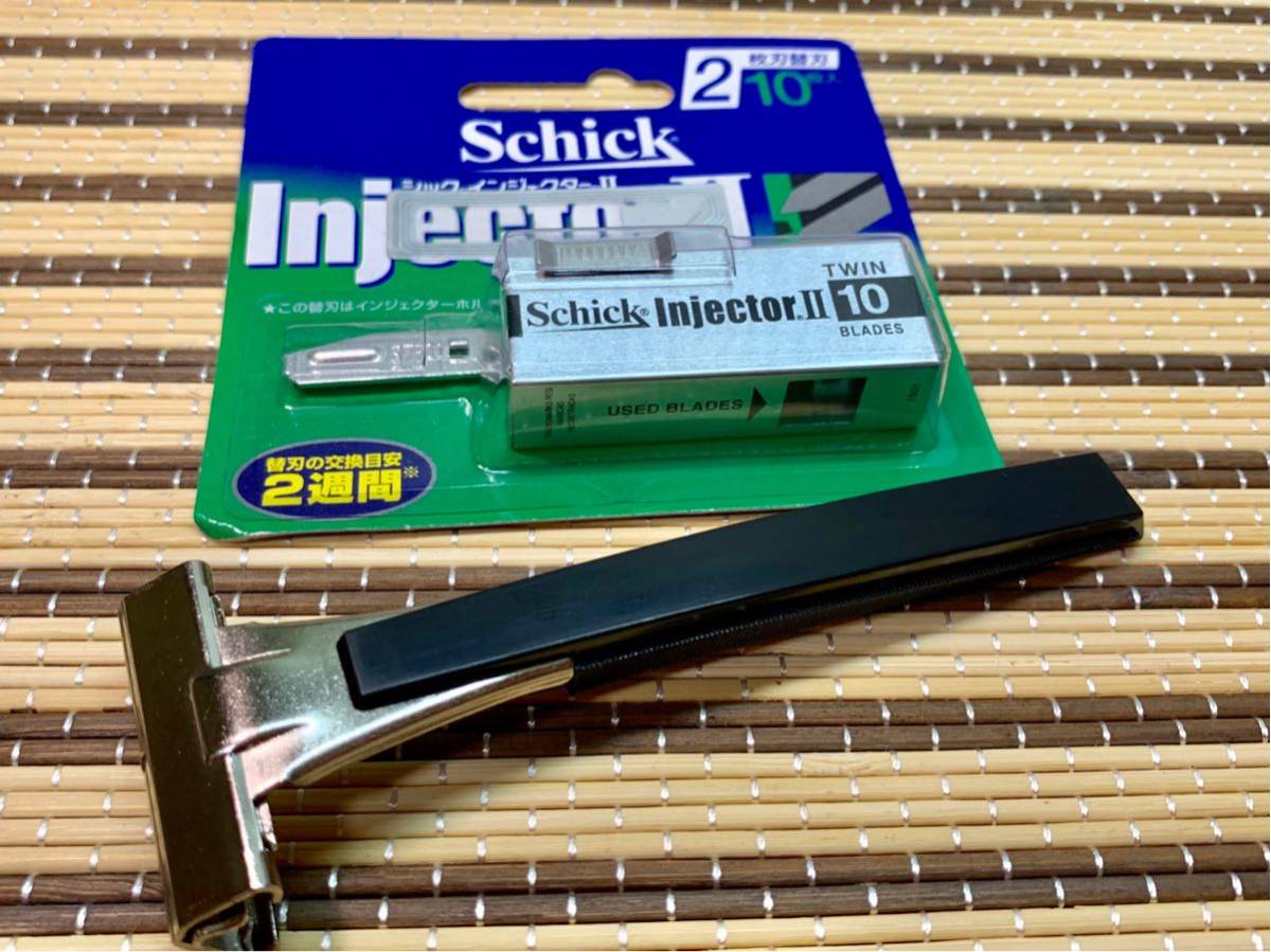 シックSchick インジェクター2枚刃 カミソリホルダーST150 昭和レトロ