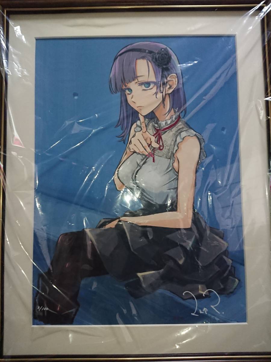 だがしかし 原画展 コトヤマ 直筆サイン入りアートグラフ 枝垂ほたる