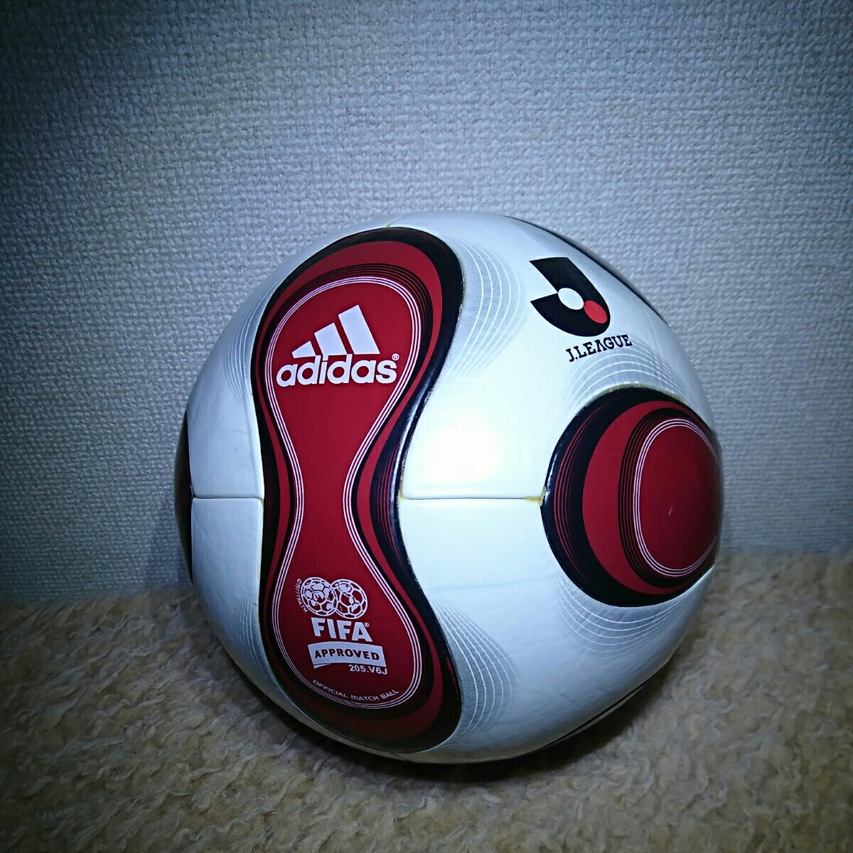 adidas TEAMGEIST Jリーグ試合球 5号パンクボール 3個セット adidas