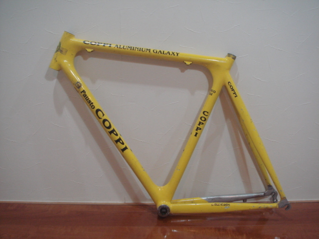 COPPI ALUMINIUM GALAXY イエローフレームCoppi コッピ 引取限定