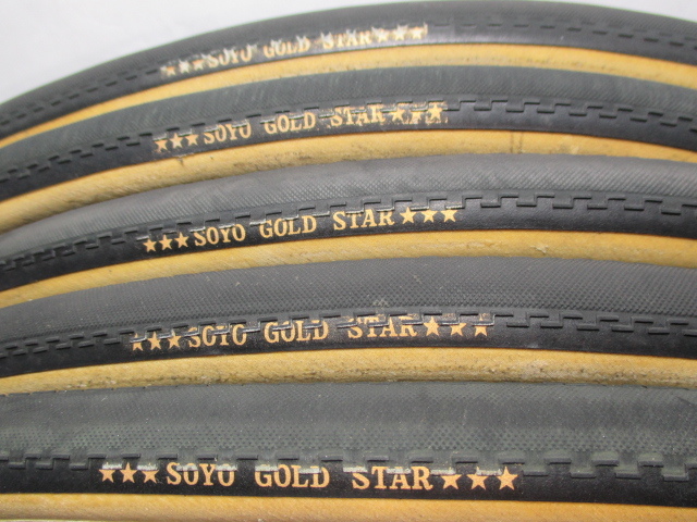 SOYO GOLD STAR シームレスタイヤ NJS 競輪 新品 SOYO(ソーヨー